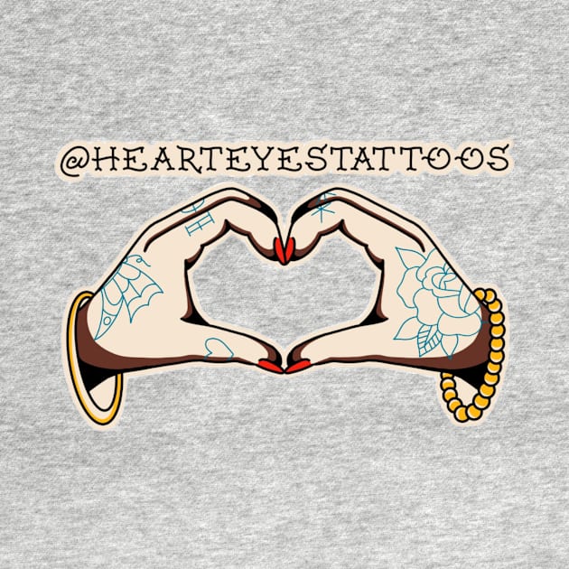 Hands by Heart Eyes Tattoos